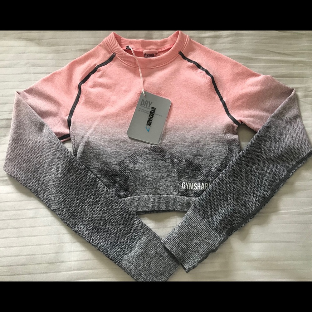 Gym Shark Long sleeve cropped top